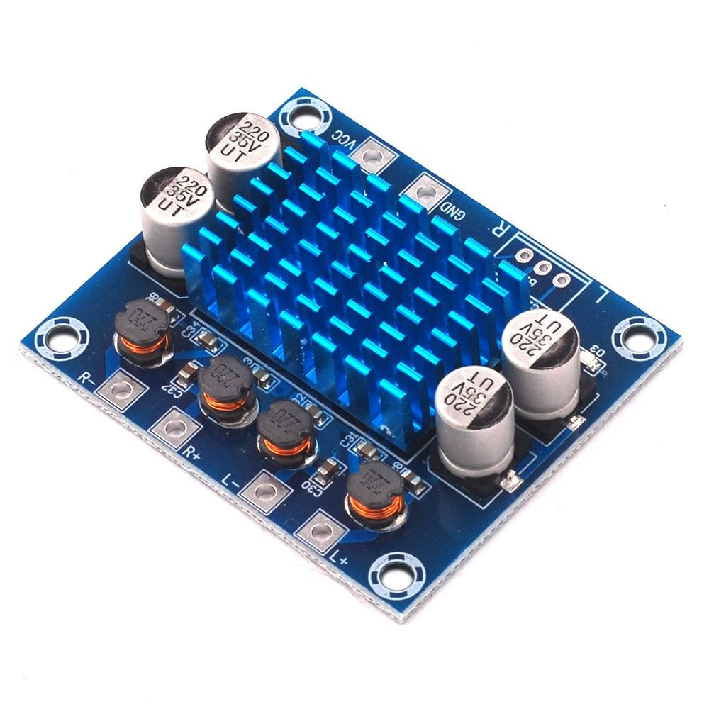 XH-A232 HD цифровая аудиоусилительная плата MP3 модуль усиления 12V/24V, двухканальная 30W