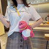 Plush dinosaur, cartoon cute one-shoulder bag, shoulder bag, 2019, new collection, Korean style