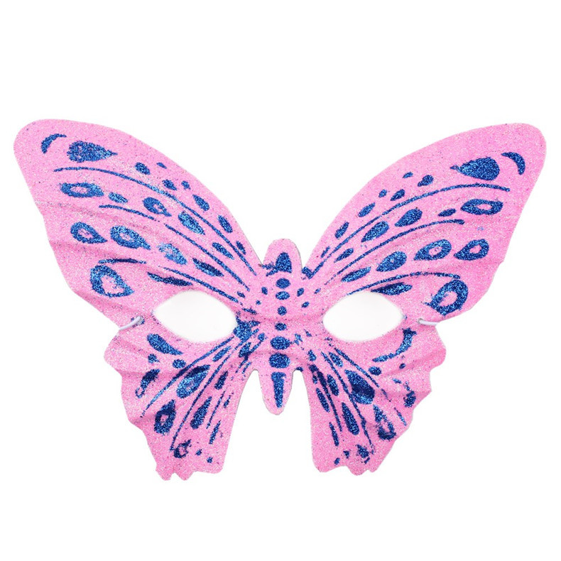 10000 Santo Festival Cosplay bar party Ball adultos maquillaje Dress Up oro rosa colorido mariposa máscara conjunto plano