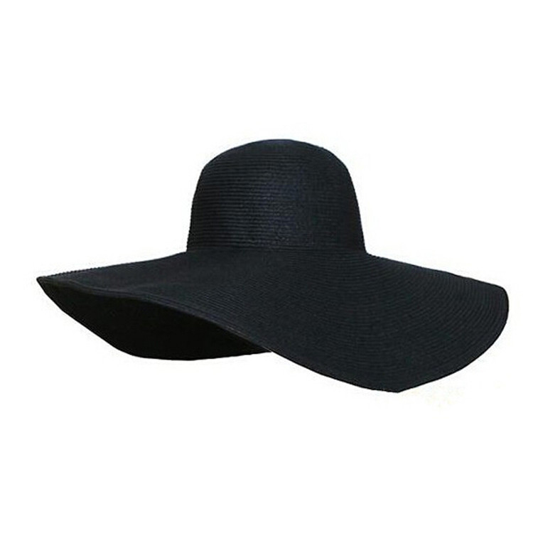 Women's Vacation Solid Color Big Eaves Sun Hat display picture 1