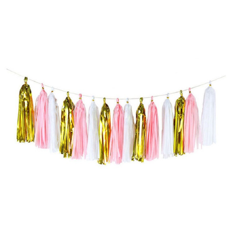 Tissue Paper Tassels Garland S