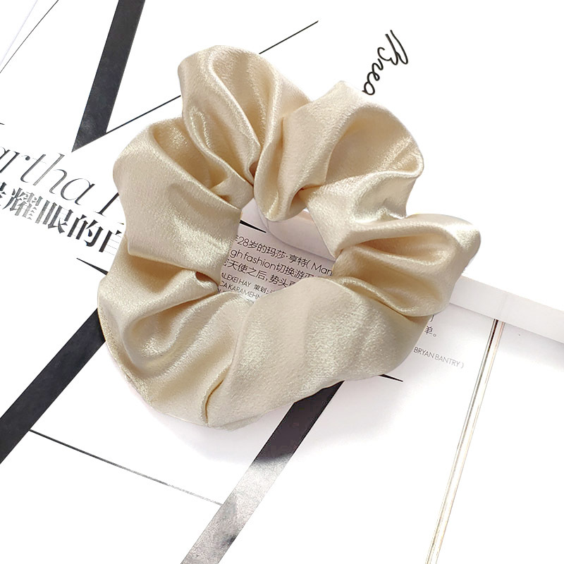 Simple Satin Retro Hair Scrunchies display picture 9