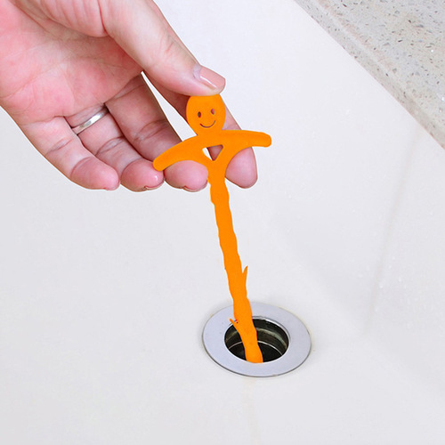Japanese sewer dredge household pipe cleaning stick manual dredge toilet hair blockage cleaner