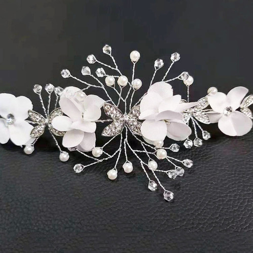 Hairpin hair clip hair accessories for women Flower alloy inlaid diamond butterfly headband headdress