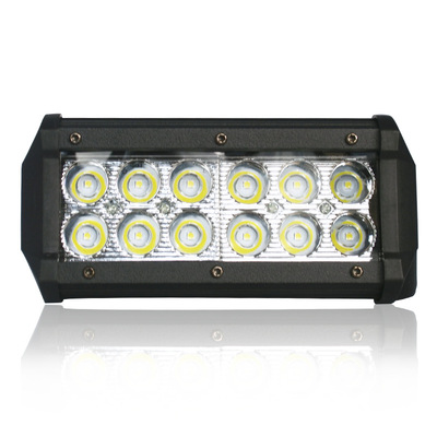 工厂直销工作灯检修灯汽车LED大灯越野车顶射灯36W12灯摩托辅助灯