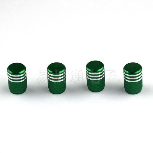 Aluminum Alloy Colorful American Style Tire Valve Cap Car Tire Valve Stem Cap Sedan Dustproof Cap Copper Valve Lock