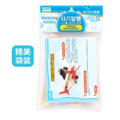 Science and Technology Small Production DIY Electric Taxiing Aircraft Primary and Secondary School Science Experiment Materials Student Handmade STEM Education