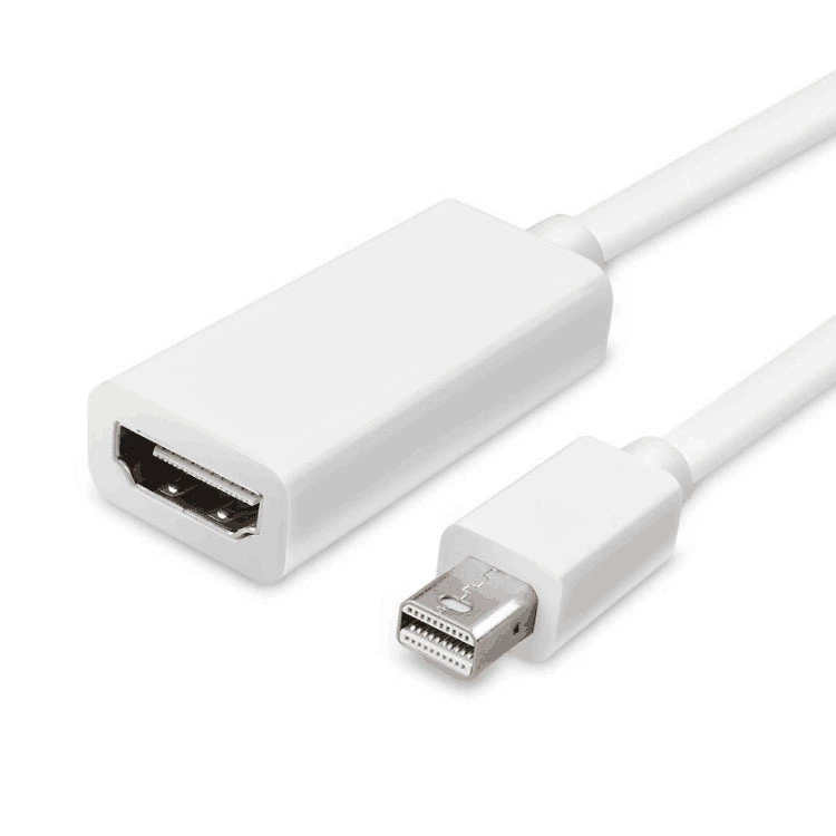 Мини-DisplayPort на HDMI ноутбука вращение к линии ТВ