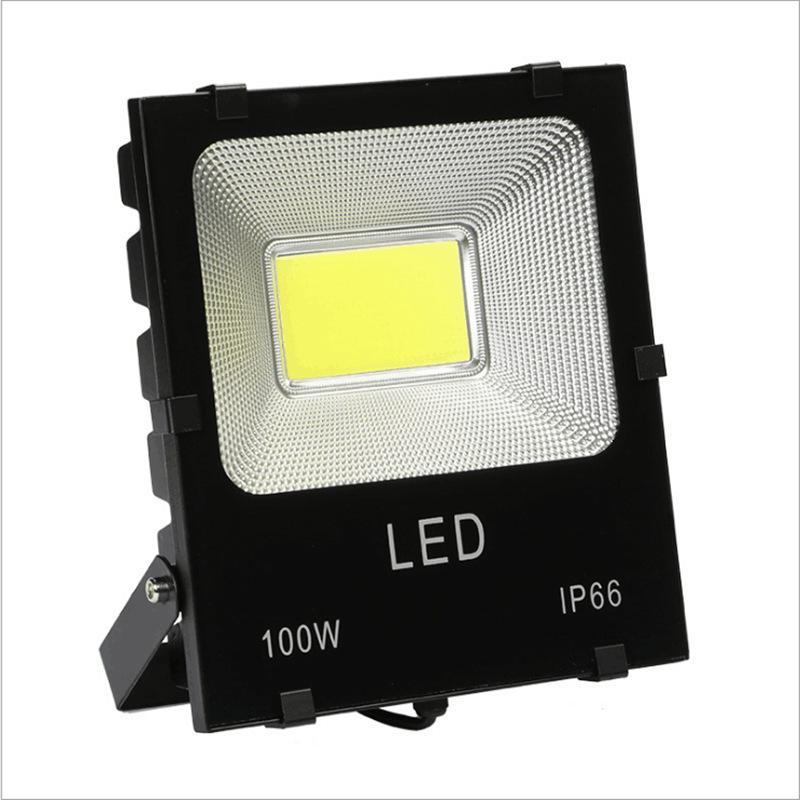 led投光燈廠家防水50w100w照樹射燈IP66廣告門頭招牌燈廠房天棚燈