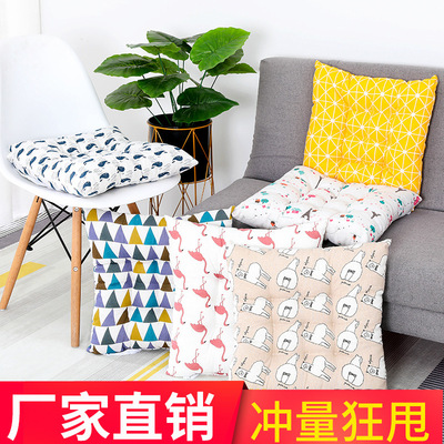 Cotton and hemp ventilation Seat cushion Office Chair pads Student Computer Chair Home Furnishing Dining chair stool Cushion wholesale Four seasons
