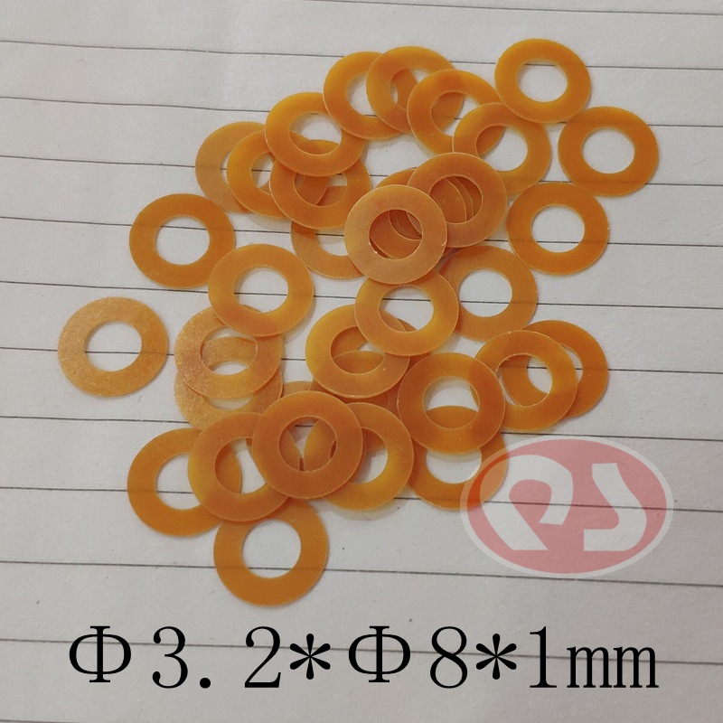 现货电机配件 绝缘 电木垫片M3.2*8*1mm介子 平垫1000个=40元