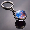 Keychain, pendant, space glossy accessory, Birthday gift