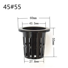 Greenhouse hydroponic plant planting baskets balcony soilless cultivation equipment plastic planting cups with deep root anchors