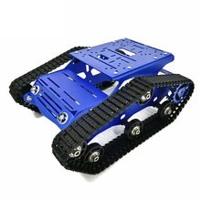 Y100手柄遙控小車底盤 履帶底盤 DIY智能小車兼容Arduino移動平台