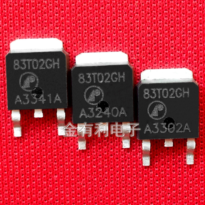 拆机83T02 AP83T02GH 75A25V可代替AP72T02 P0903 TO252MOS管