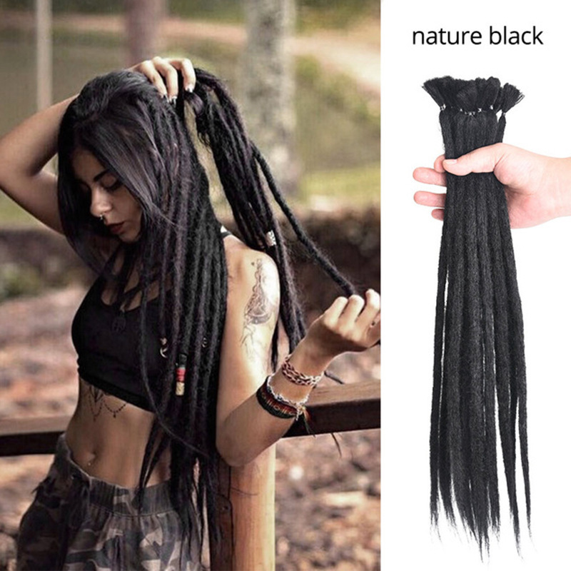 European and American wig dirty braids handmade dirty braids reggae dirty braids Jamaica 20 inch monochrome African ghost dirty braids wholesale