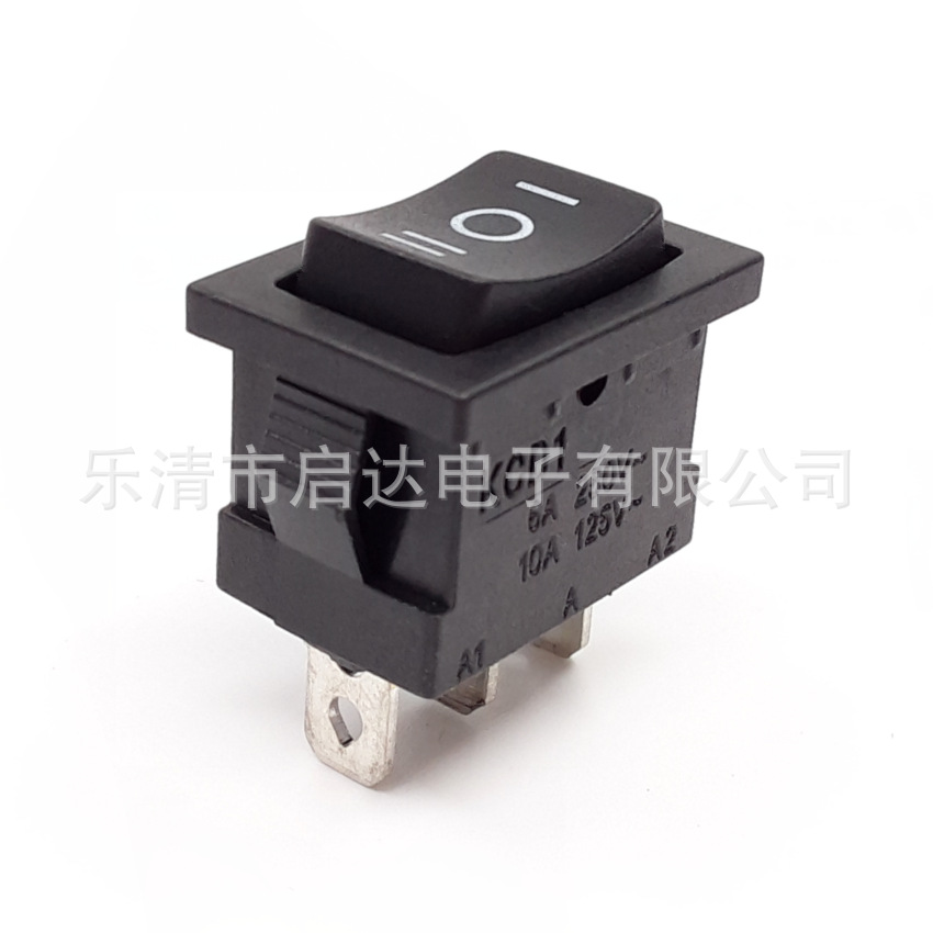供应D1三档三脚翘板开关/3挡3脚船型开关尺寸15*21mm电源开关