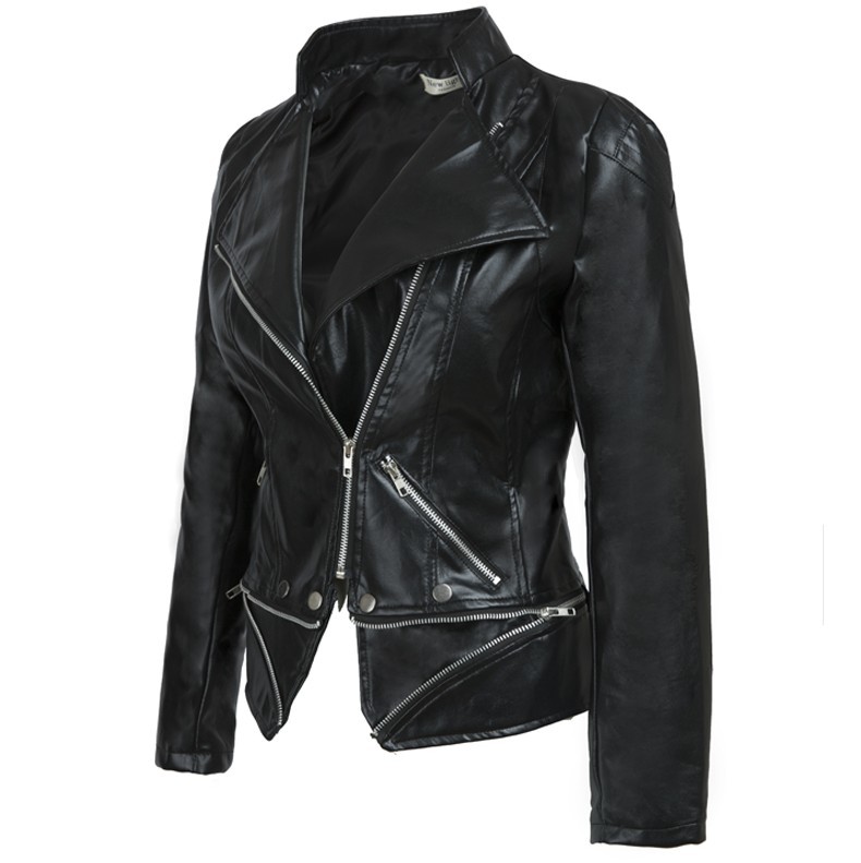 Veste cuir femme - Ref 3447454 Image 2