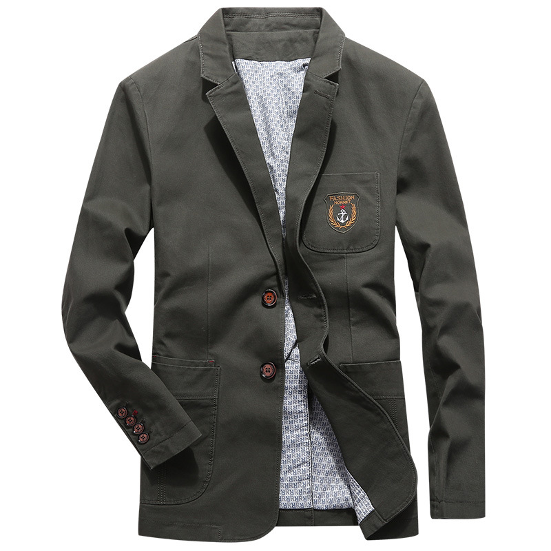 2019 primavera y otoño nuevo traje casual transfronterizo Juventud de los hombres más tamaño traje chaqueta pequeña de los hombres al por mayor 3188