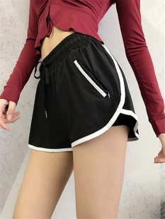 Spring and summer new yoga pants women's anti-light wear sports shorts loose slim speed training shorts wholesale