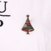 Christmas sophisticated brooch lapel pin, clothing, accessory, European style