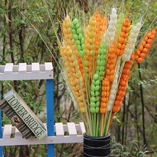 工厂店新房客厅大麦穗假花促销田园落地混合式花开业装饰花套装纸