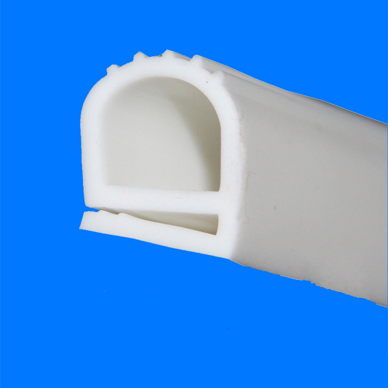 硅胶密封条 双E型门底密封条 硅胶E型防撞胶条（可定做）