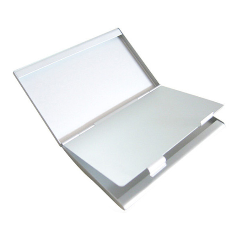 厂家直销铝合金双层卡片盒SD卡盒金属名片盒不锈钢名片盒源头厂家
