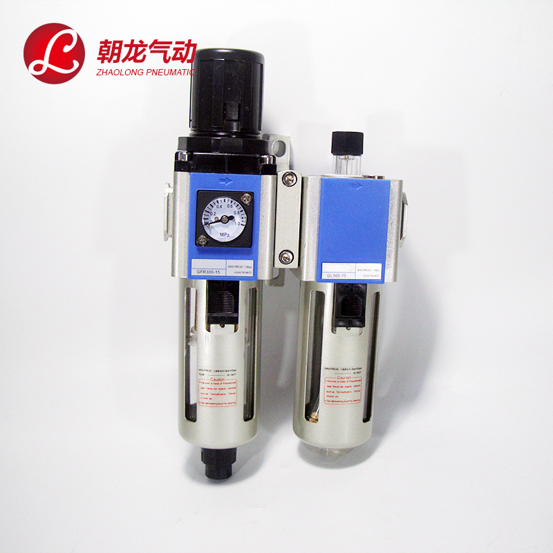 厂家批发GFC300-10过滤减压阀 油雾器气动二联件 GFC气源处理器