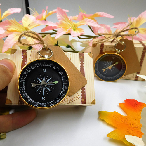 Creative wedding candy box, wedding souvenir, wedding candy box, compass pendant, wedding candy box, Valentine's Day gift