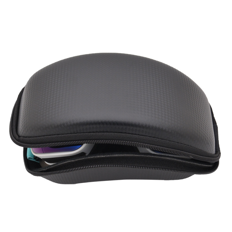 Ski goggles glasses storage box, leather portable fixed design, printable_voghion.com