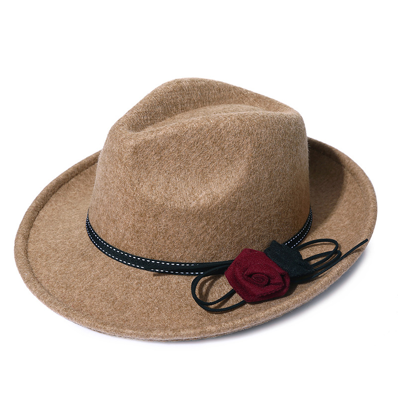 2020 Otoño e Invierno sombrero británico de moda elegante sombrero superior de mujer al aire libre cálido sombrero de lana de mujer al por mayor entrega de una pieza image 8