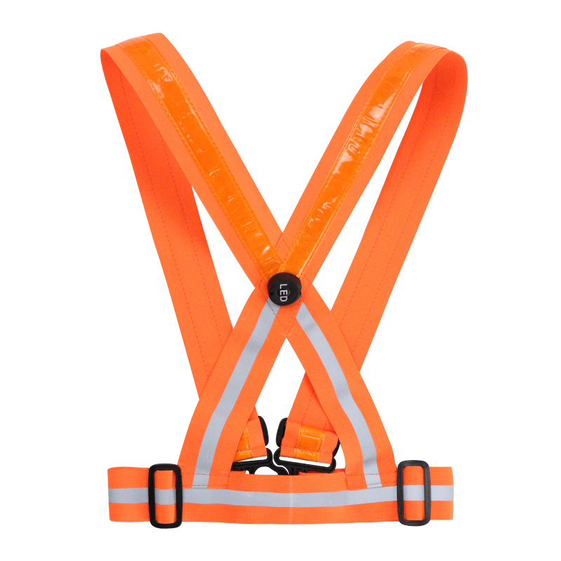 交叉背心(橙色松紧带)