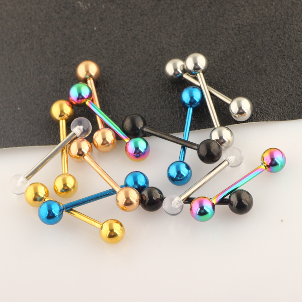 14Pcs Nipple Rings Tongue Rings Piercing Set Stainless Steel Body Jewelry Kit detail image 11