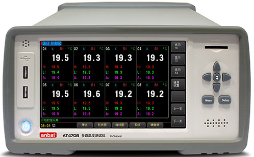 AT4708 多路温度测试仪(8~64通道)