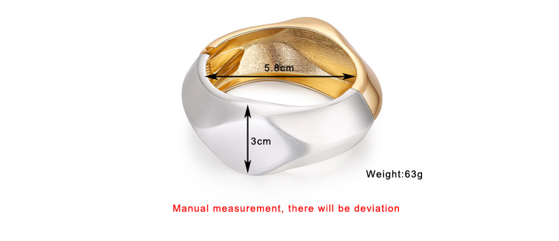 creative alloy open bracelet