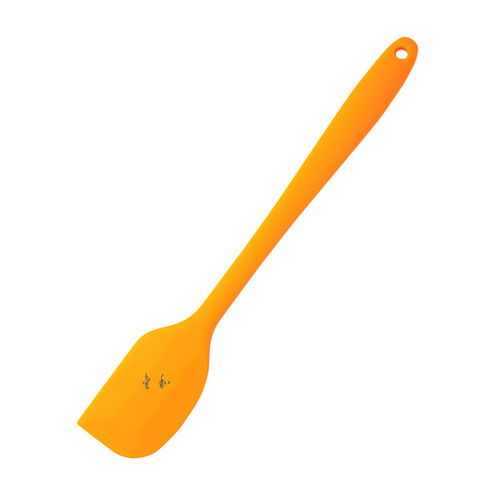FDA platinum silicone spatula heat-resistant cake spreader baking extended one-piece spatula non-stick cream