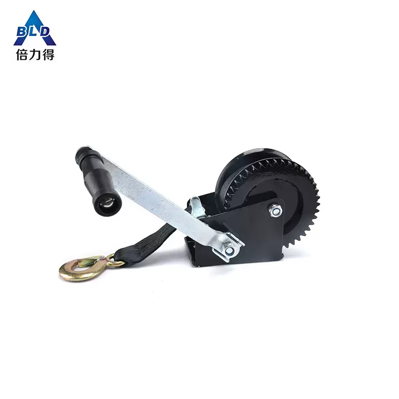 倍力得 厂家直销 织带绞盘 游艇拖车绞盘 纤维绳布带绞盘KW1200