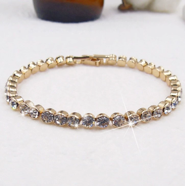 Серебряное браслет из серебра, украшение, универсальный аксессуар, очаровательный женский браслет с кристаллом, кристаллический браслет, корейский стиль