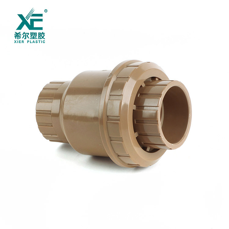 希尔厂家直销 水泵抽水用PVC止回阀 耐压16公斤DN15 4分 20MM