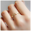 Fashionable accessory, ring, Japanese and Korean, simple and elegant design