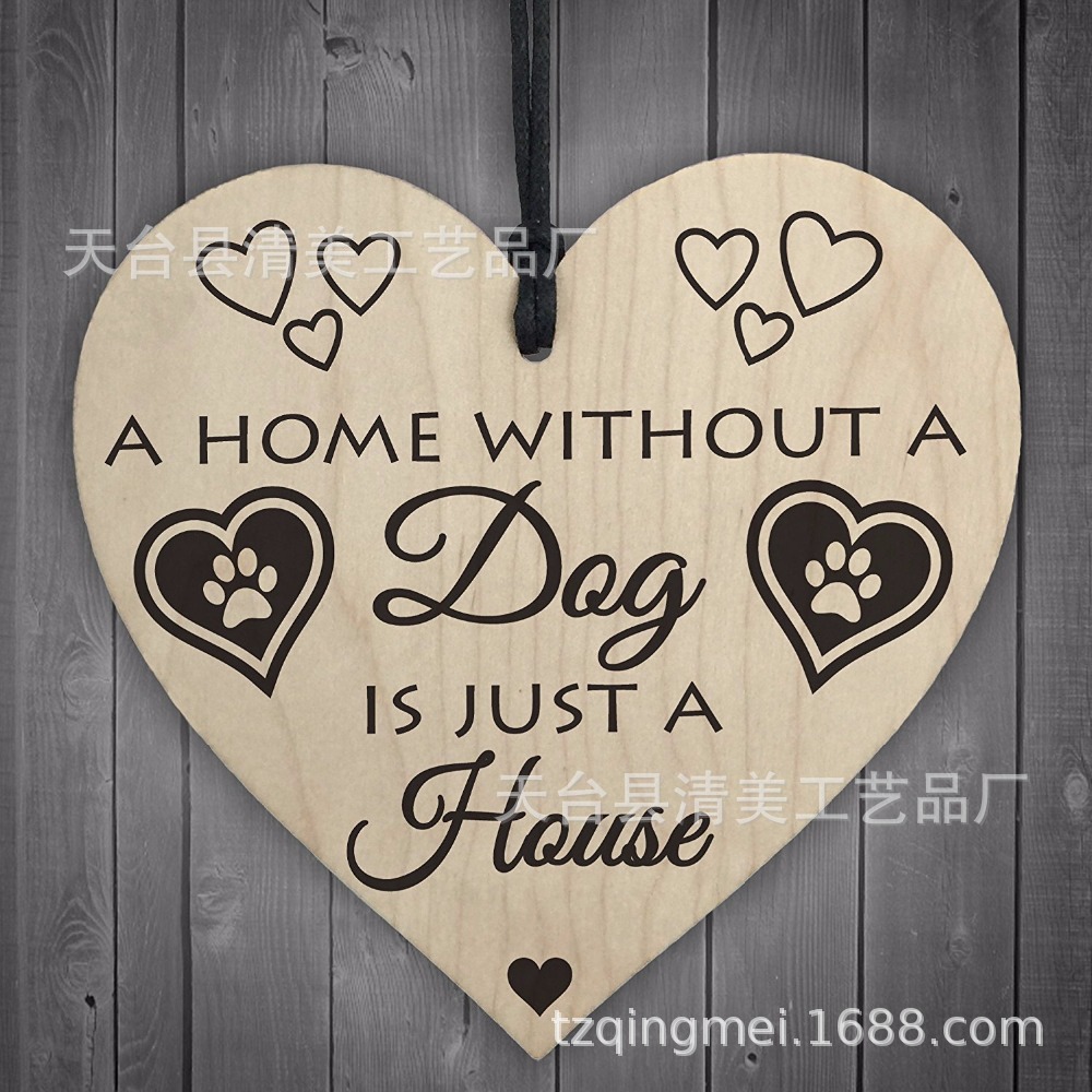 40 estilos nuevo 100mm amor madera chip colgante 1 Pack