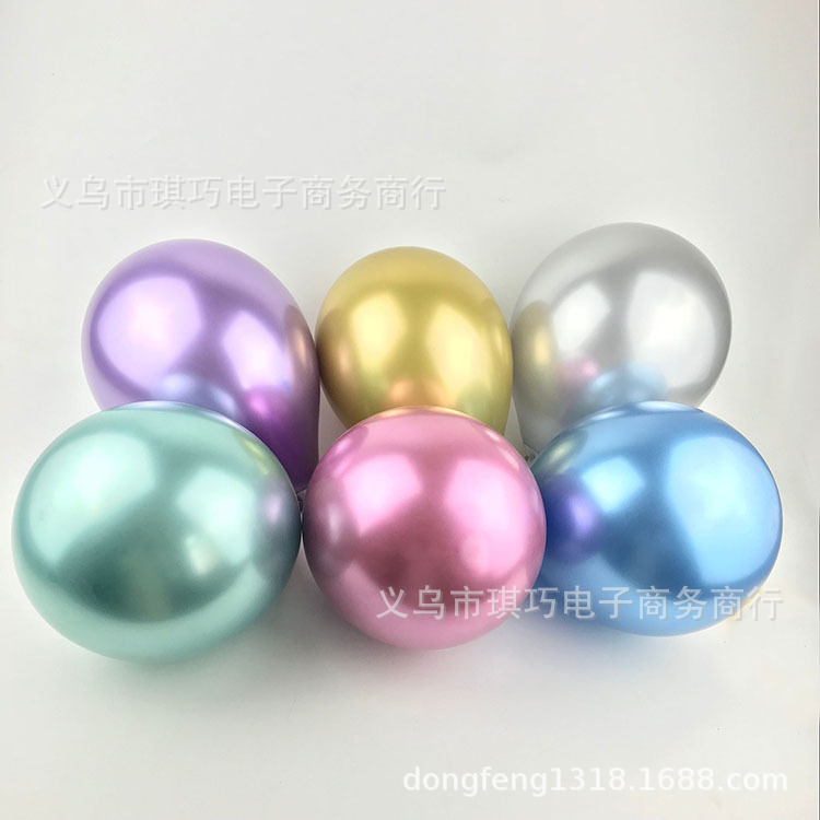 10 inch 1.8g metal color thickened weddi...