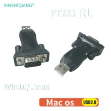 USB转串口DB9针com口英国原装芯片FTDI-FT232RL工业级USB转rs232