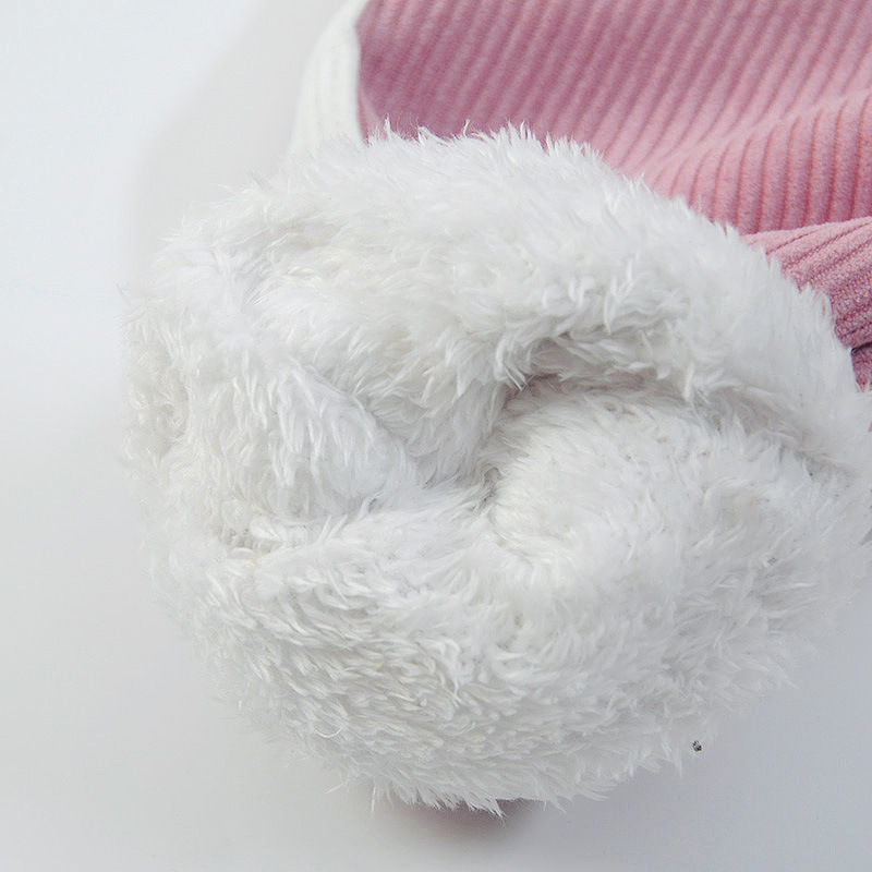 Kinderkleidung 2020 Winter Mädchen Plüsch Baumwolle zweiteiliges Cartoon-Cord-Set, Baseballjacke für_voghion.com