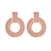 Accessory, ring, jewelry, universal metal earrings, European style, simple and elegant design