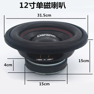 Export car audio modification Other Car Video - 12-inch-single-magnetic