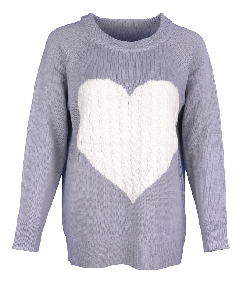 Women's Sweater Long Sleeve Sweaters & Cardigans Hollow Out Fashion Heart Shape display picture 143