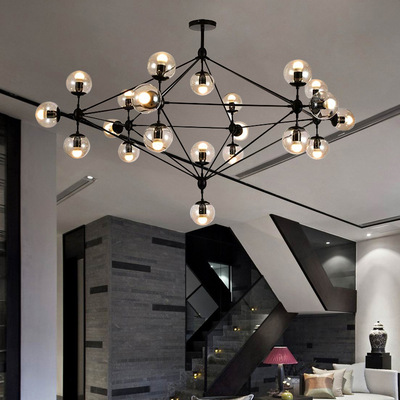 Activities Hot loft Industrial wind chandelier bar Restaurant Café couture Beanstalk Glass a chandelier wholesale