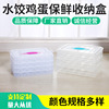 wholesale transparent Boiled dumplings egg Fresh keeping storage box Specifications Home Furnishing Restaurant hotel Use Storage Crisper